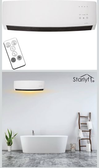 Calefactor de baño Starfly con mando
