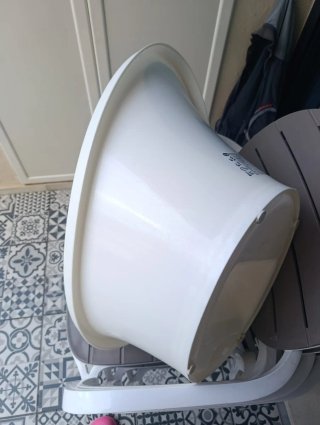 Bañera Shnuggle anticolicos, para bebé,con soporte