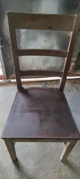 Sillas de comedor de madera (6unidades)