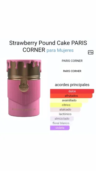 Perfume Paris Corner Gourmand Mujer
