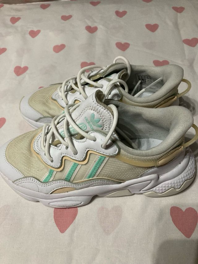 Adidas Ozweego 37.5 Verde Blanco