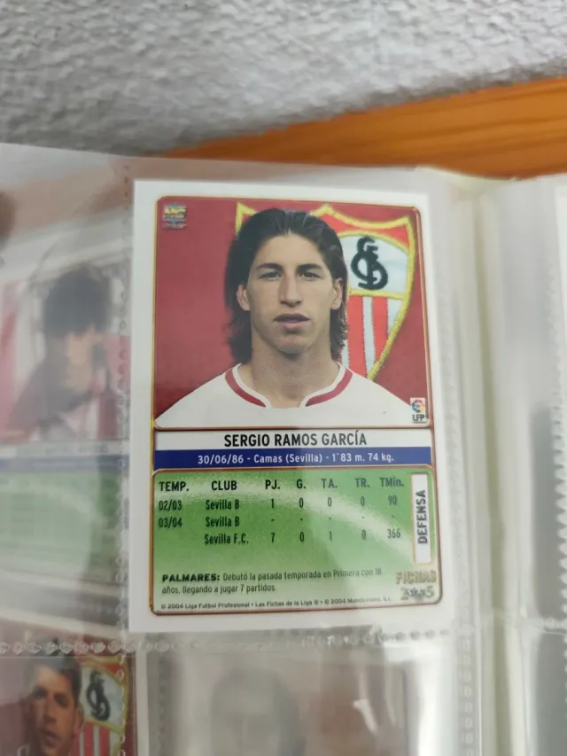 Álbun Liga 2005 INCLUYE SERGIO RAMOS N°144