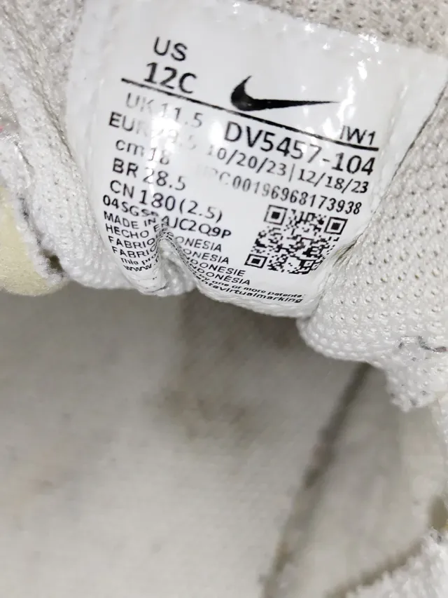 Zapatillas Nike Talla 29,5 Blancas