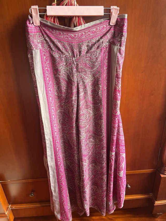 Falda Pantalón Raso Estampado