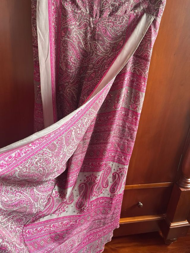 Falda Pantalón Raso Estampado