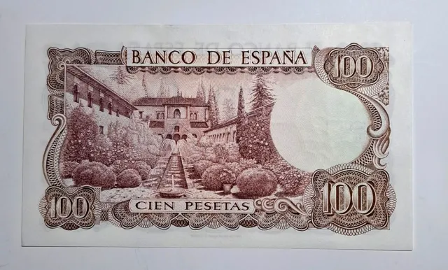100 Pesetas 1970 Serie 7J38