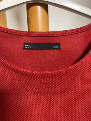 Jersey elegante terracota 