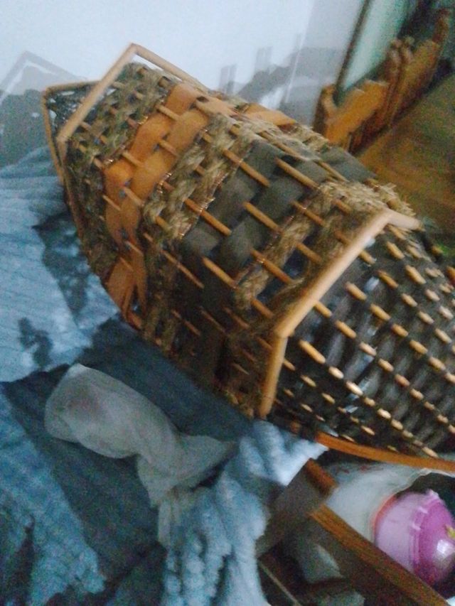 Cesta panera mimbre grande