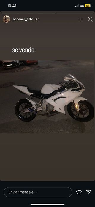 Aprilia RS 50 Blanca