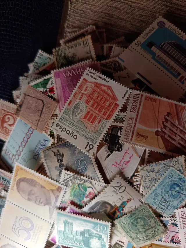 700 Sellos España Usados Sin Repetir