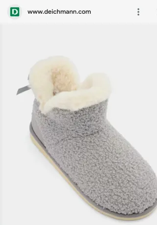 Botas UGG grises de borreguito