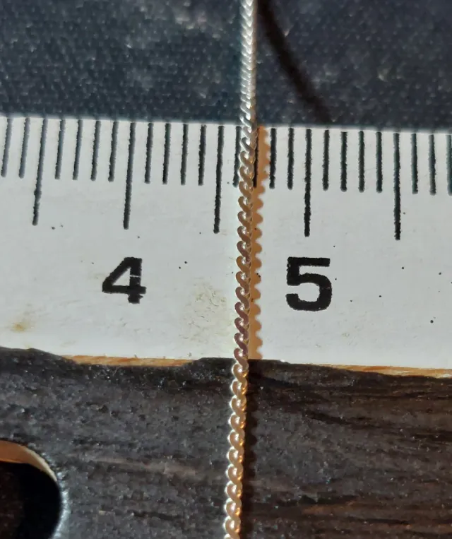 Cadena de 40cm y Medalla de la Virgen Milagrosa 