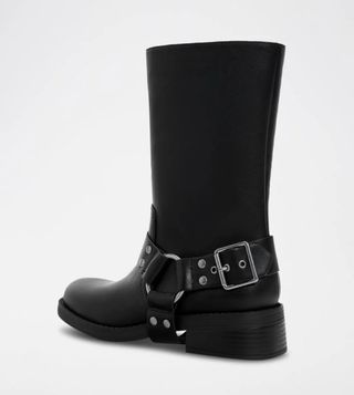 Botines negros punta cuadrada talla 37