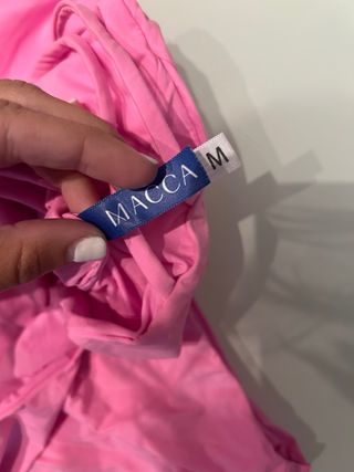 Bañador rosa cruzado espalda