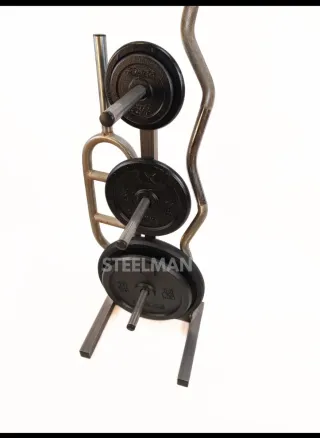 Soporte para discos de pesas 28 y 30 mm decathlon.