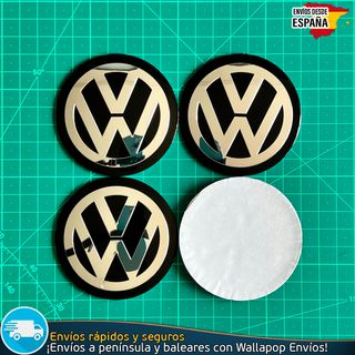 X4 Emblemas Volkswagen 70mm Pegatinas Tapacubos
