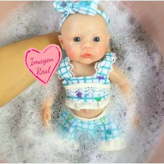 Bebé reborn muñeca silicona flexible 