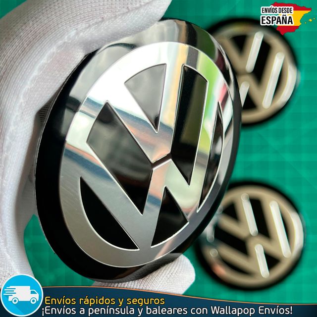 X4 Emblemas Volkswagen 70mm Pegatinas Tapacubos