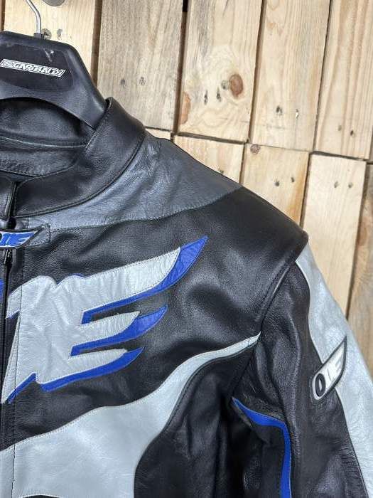 CHAQUETA T-2XL DE MOTO GARIBALDI O1E NEGRA 1