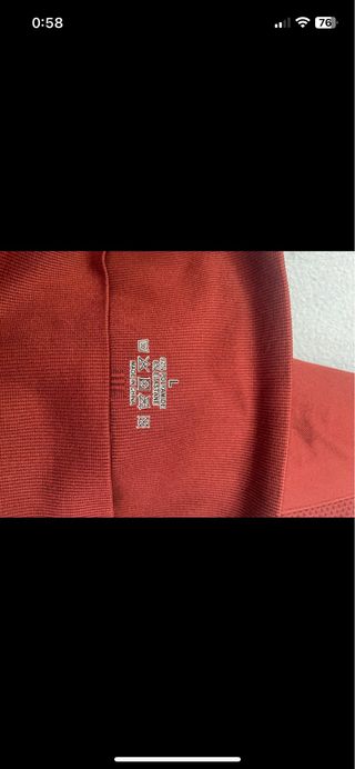 Leggings deportivos rojos