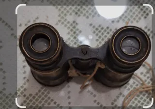 Binoculares antiguos latón