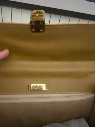 Bolso Loewe Cocodrilo Años 50 Sin Estrenar. 