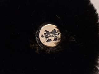 Borsa a tracolla Disney Mickey peluche nera