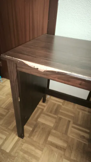 Escritorio Ikea Brusali Marrón