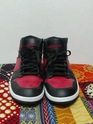 bambas s Jordan Negras y Rojas