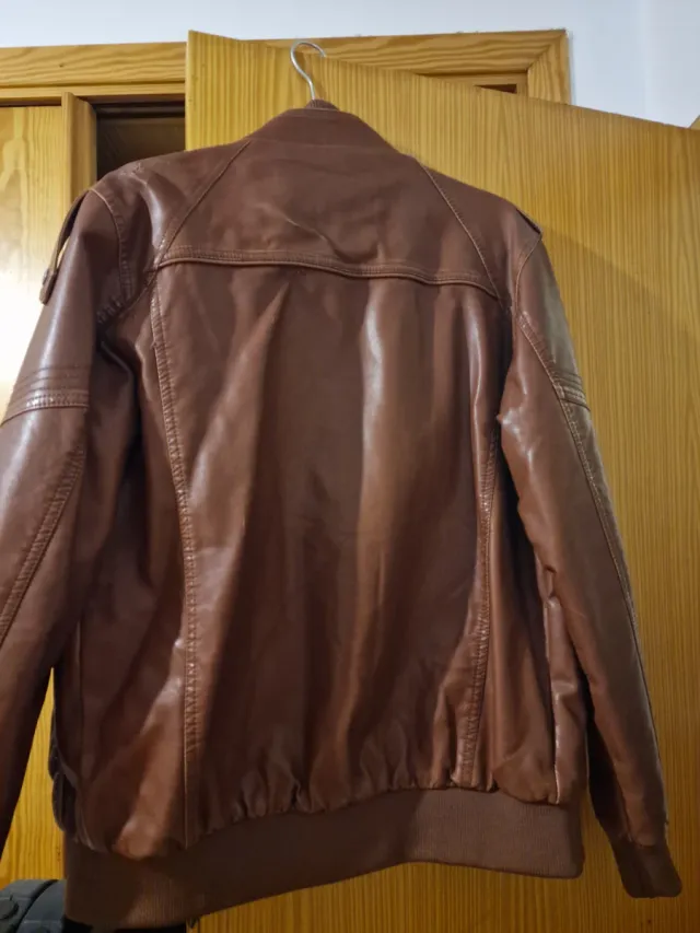 Chaqueta Cuero Hombre