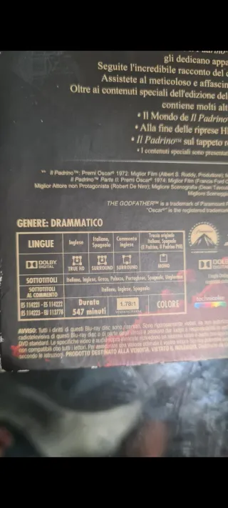 El Padrino Saga Blu-ray Edición Coleccionista