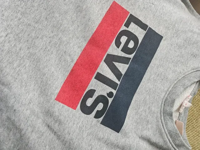 Sudadera Levi’s gris unisex - logo clásico