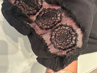 Top Zara Negro Encaje