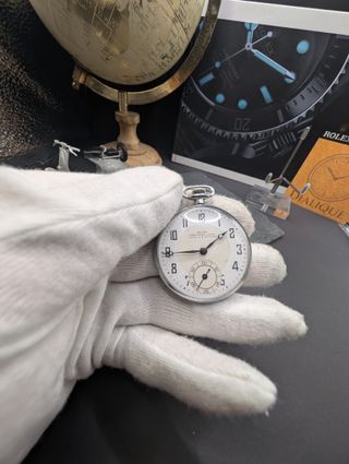 Orologio da tasca Rolex Precision Lever 7 Records