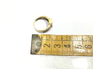 anillo oro 18k con piedra con cuarzo