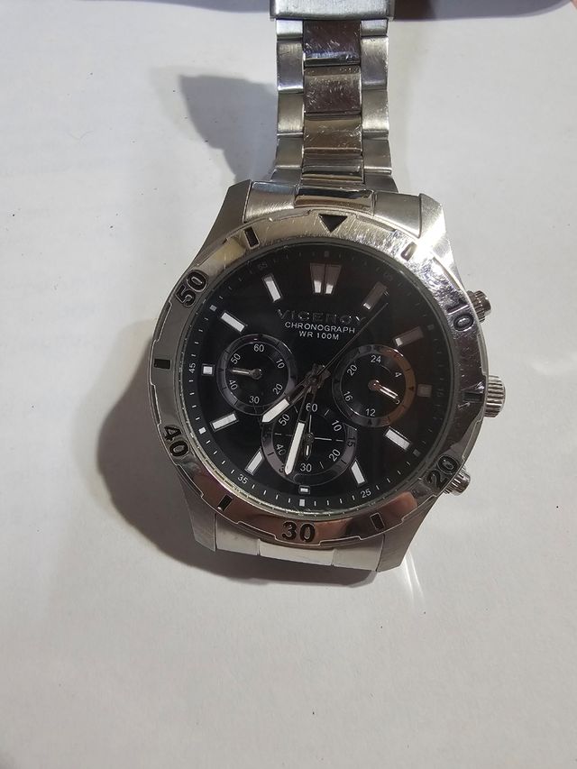Reloj Viceroy Cronógrafo Hombre Plata Negro