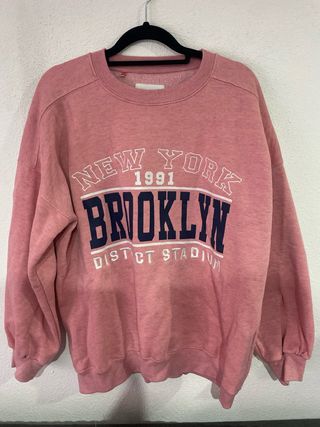 Sudadera rosa Lefties Brooklyn New York 1991