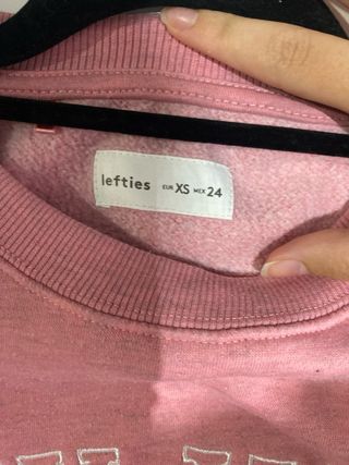 Sudadera rosa Lefties Brooklyn New York 1991