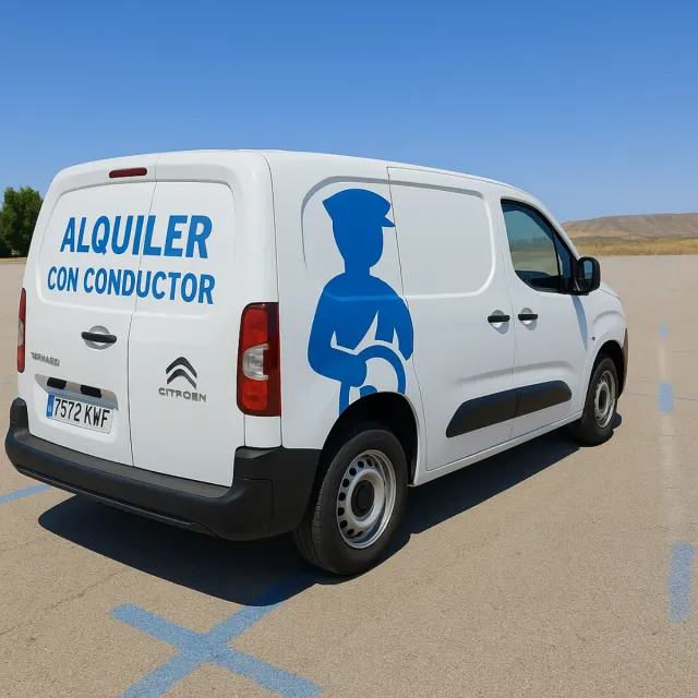 Alquiler de furgoneta con conductor