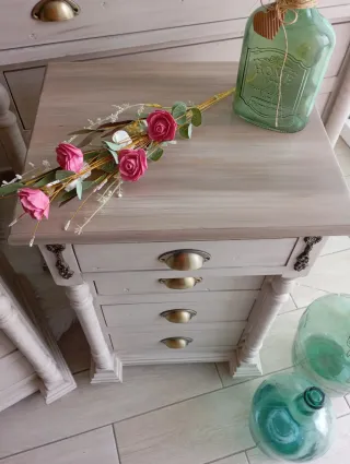 Conjunto 2 mesitas madera maciza