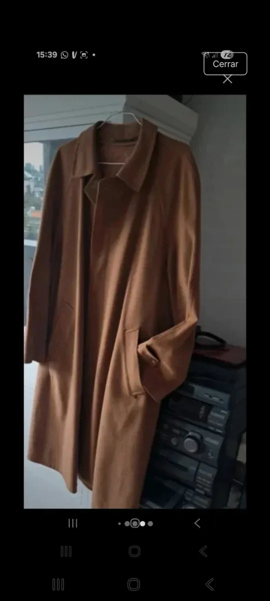 Abrigo caballero camel