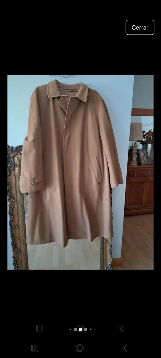 Abrigo caballero camel