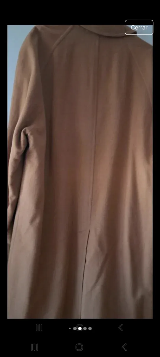 Abrigo caballero camel