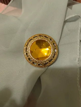 Spilla vintage color ambra