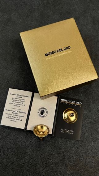 Pendientes Plata Ley 925 Baño Oro 24K