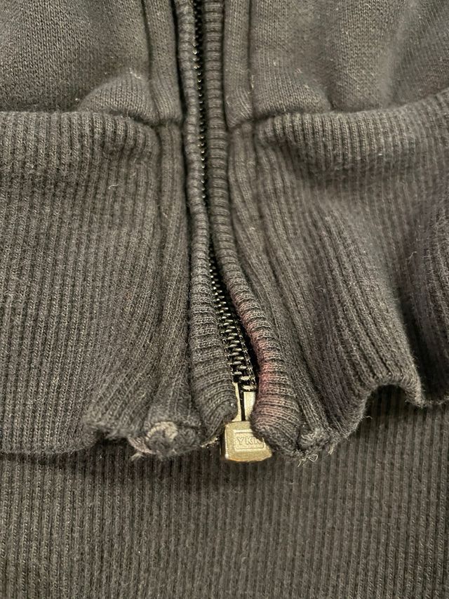 Felpa Puma con zip nera Y2K