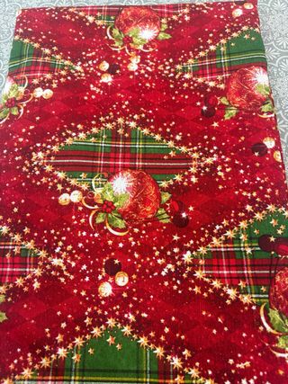 Tovaglia Natale 140x240 cm in misto cotone