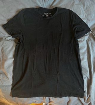 Camiseta Crew Fit Negra Talla L