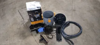 Lijadora de pared Titan con aspiración.