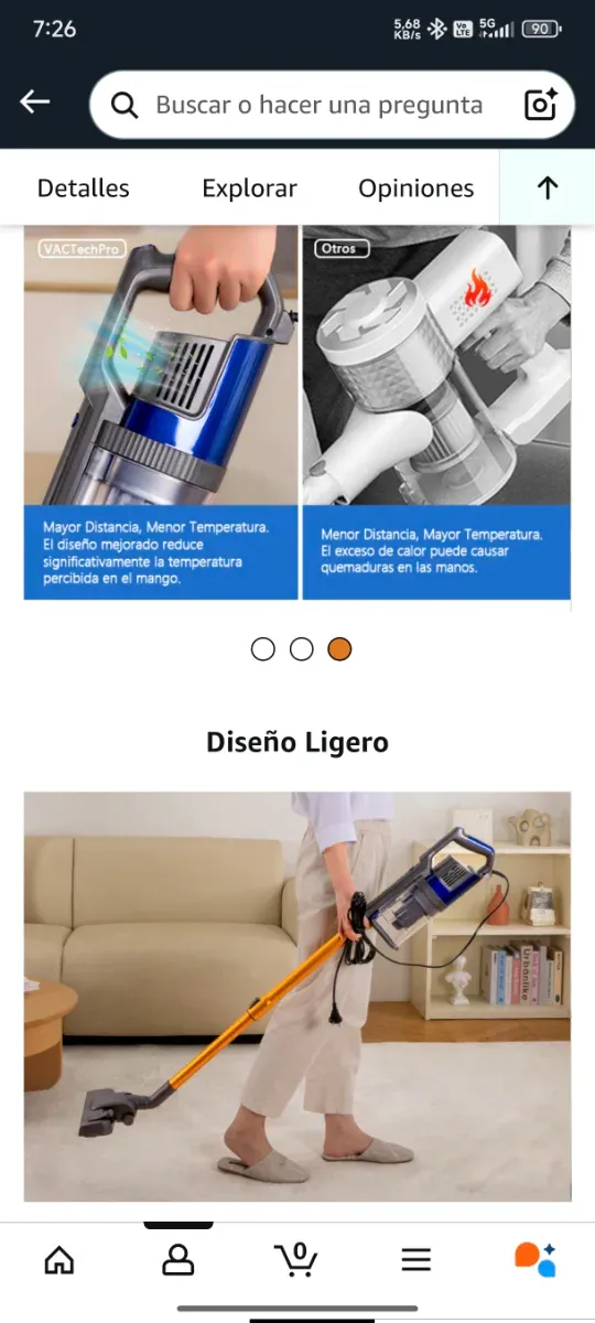 Aspiradora VacTechPro XL-606-60 Nuova